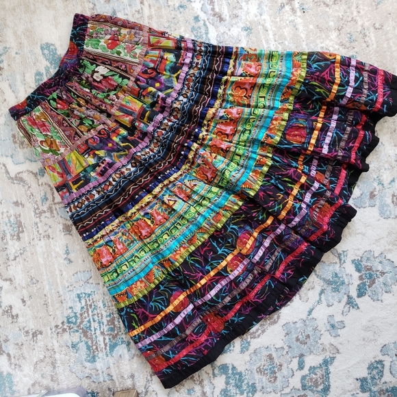 Dresses & Skirts - Bohemian Prairie Patchwork Skirt